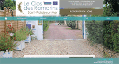Desktop Screenshot of le-clos-des-romarins.com