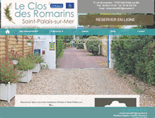 Tablet Screenshot of le-clos-des-romarins.com
